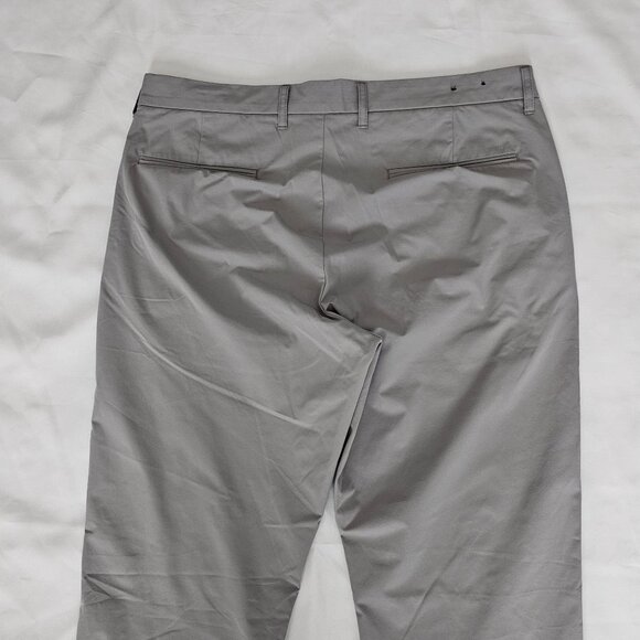 J. Crew Thomson FLEX Light Gray Tapered Fit Straight Chino Pants Size W34 L34 - Picture 6 of 16